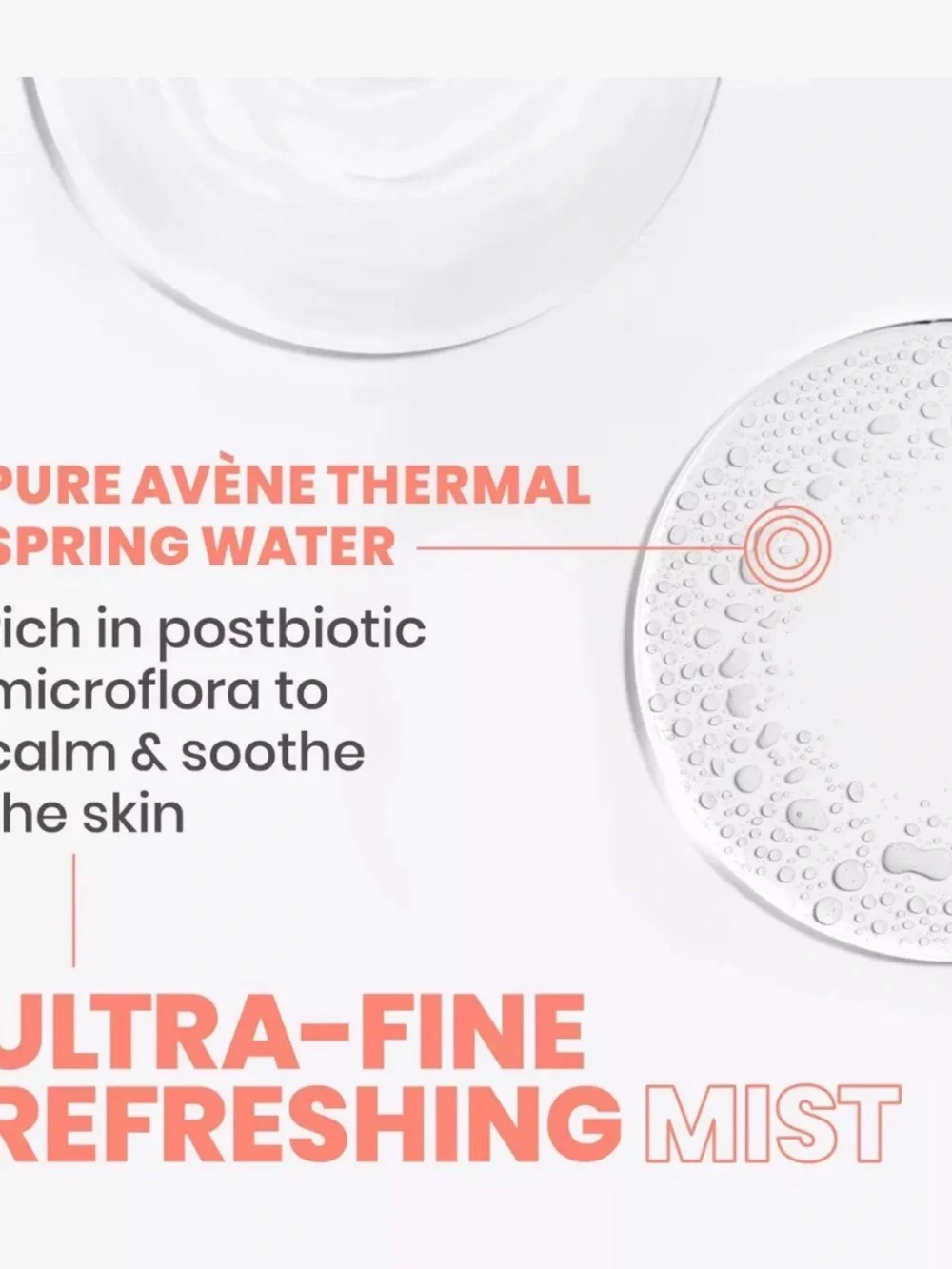 Avenue White Thermal Spring Water Spray with Orange Accents